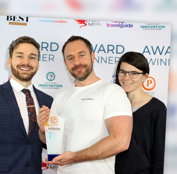 DoveCreation UK winning Best Website Design & Development award 2024