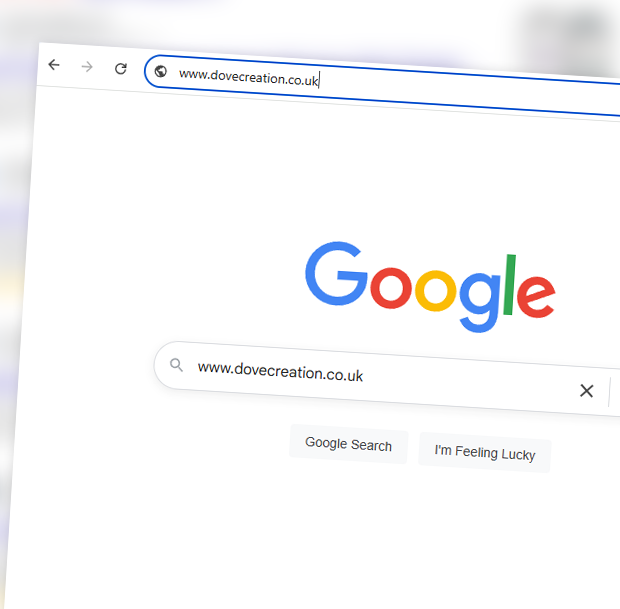 DoveCreation UK on Google search results